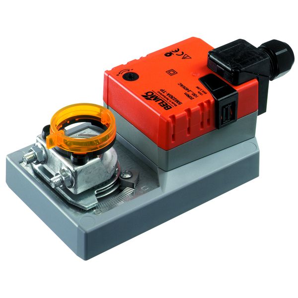 Belimo SM230A-TP damper actuator 20Nm 230V 3-point control with manual override ring and cable gland
