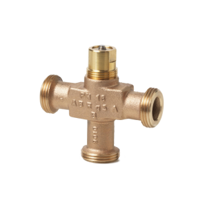 VXG44.25-10 -  Siemens 3-port seat valve, external thread, PN16, DN25, kvs 10