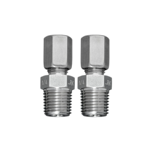 A-22WP-A06 - Belimo Pipe connector, Stainless steel, Screw connection set 6 mm stainless steel, 2 pcs.