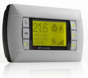 PGD1000W00- Carel pCO Graphic Display, pGD1 Display, 132x64 pixels, Wall mounting 