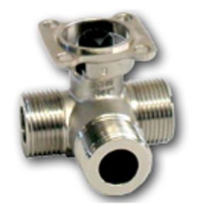 R540 - Belimo 3-way change-over ball valve T-hole, PN16