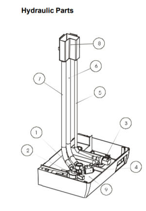UEKT000XXL Internal hose kit 90 to 130 kg/h - Carel