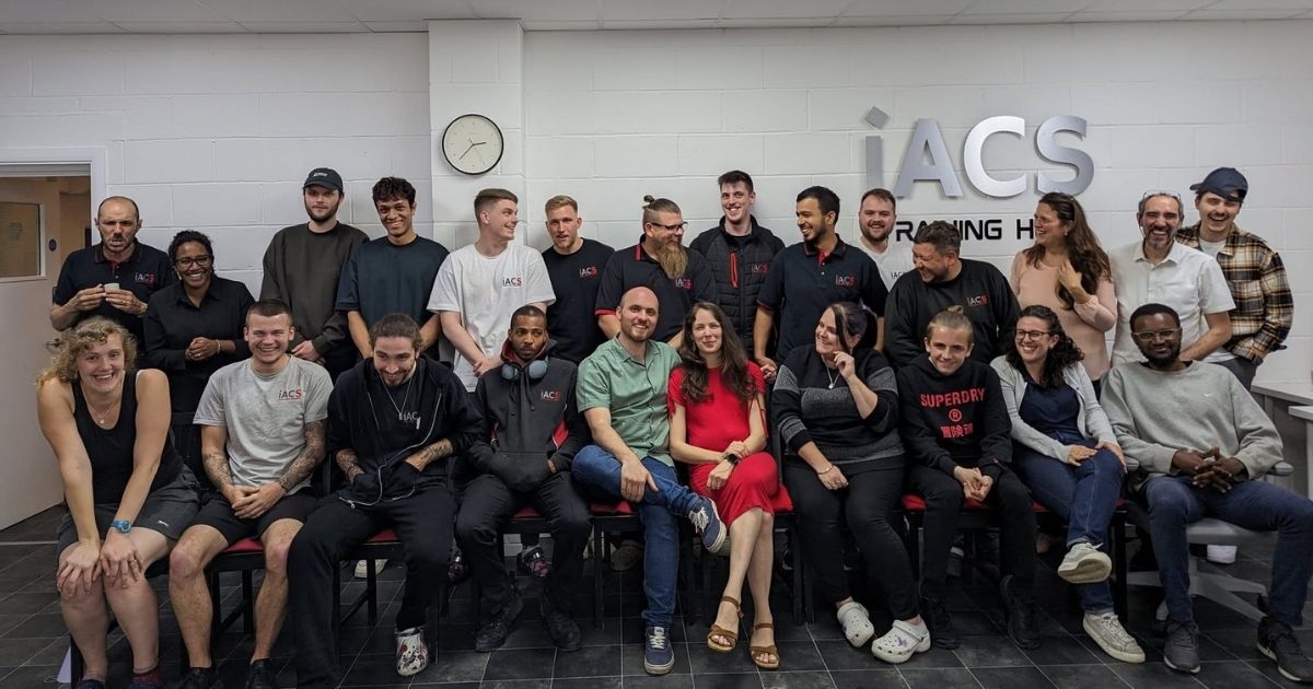 iACS team group photo at the iACS Training Hub, showcasing the engineers and staff behind innovative HVAC and AHU solutions.